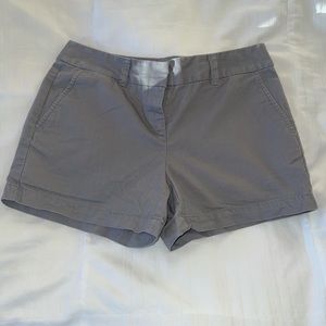 Grey Khaki Mid Shorts